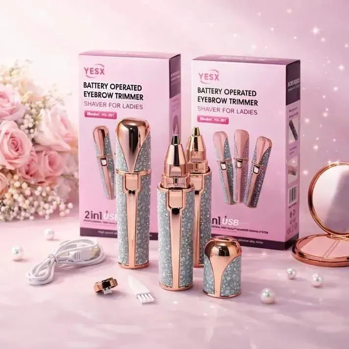 2-in-1 Rechargeable Eyebrow & body Trimmer