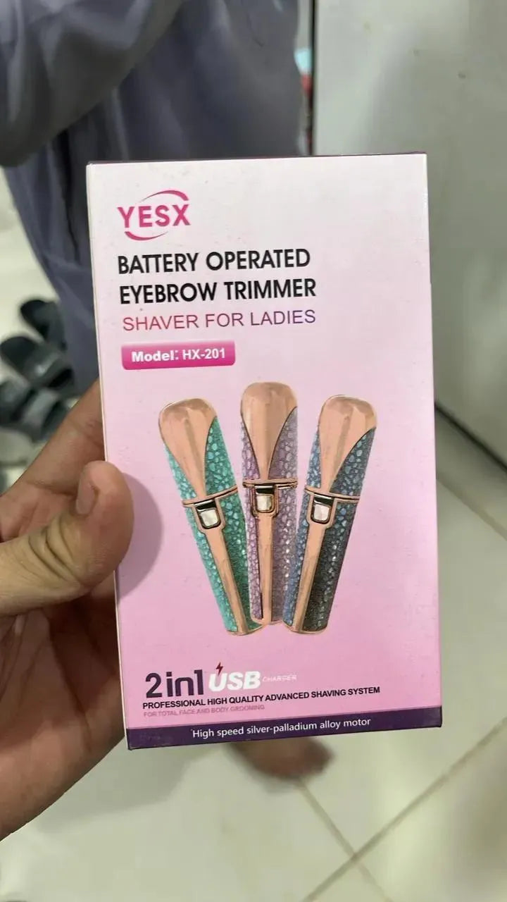 2-in-1 Rechargeable Eyebrow & body Trimmer