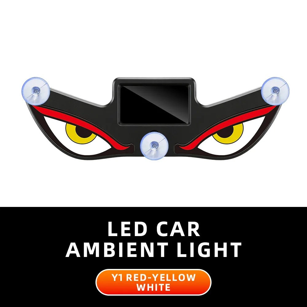Solar Powered Wireless Demon Eye LED Car Light